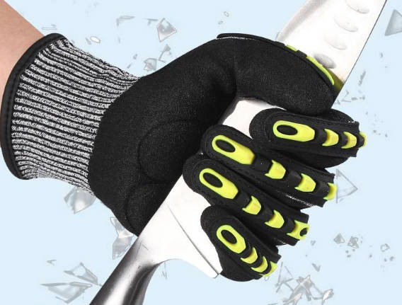 Custom Level 5 Cut Impact Resistant Work Gloves 2